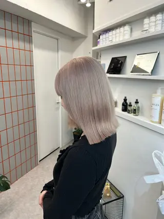 セミロング カラー 🌟カットレイヤー ボブ森龍哉のヘアスタイル