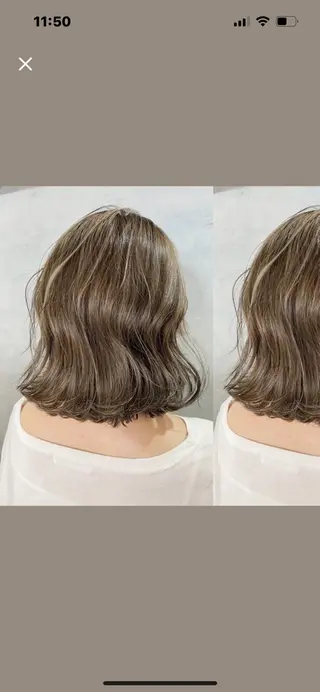 ミディアム 光本 杏のヘアスタイル