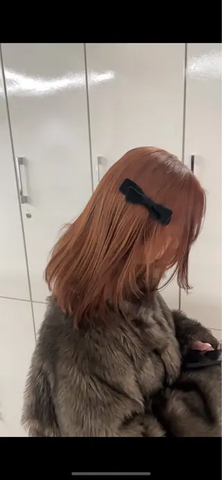 ミディアム 安達 萌花のヘアスタイル