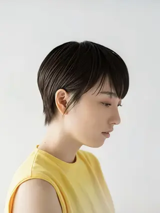 ミディアム カラー 白髪染め専門店 Recolorなおこのヘアスタイル
