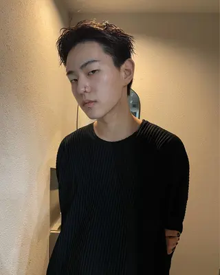 ショート メンズ 吉田一輝 外国人パーマのヘアスタイル