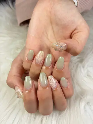 ネイル 🫧‪Yuri🫧 4月予約受付中🌟のネイルデザイン