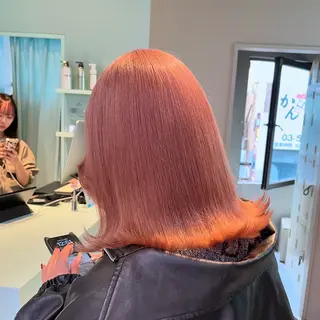 ミディアム カラー ブリーチカラー 🩵MIZUKIのヘアスタイル