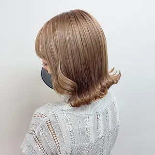 ミディアム カラー 🫧渋谷美容師 たくみ🫧のヘアスタイル