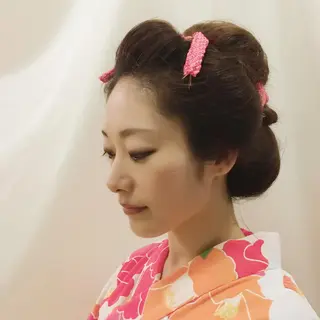 ロング ヘアアレンジ 小顔美肌&ヘアメイク 丸山紗來のその他イメージ