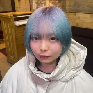 ミディアム カラー ヘアアレンジ SHIAN 立川 🍑すずかのヘアスタイル