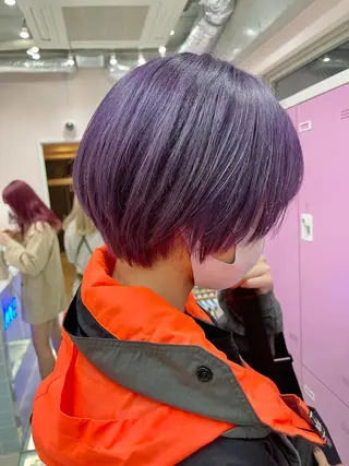 ショート カラー 店長 小池アキトのヘアスタイル