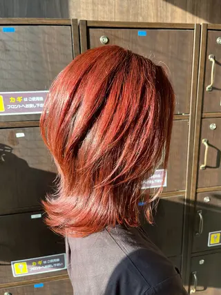ミディアム 武田 悠司のヘアスタイル