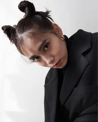 セミロング カラー ヘアアレンジ shoji༄ mikuのヘアスタイル