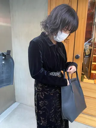 ショート カラー パーマ ヘアアレンジ ニュアンスヘア🌔 nanakoのヘアスタイル