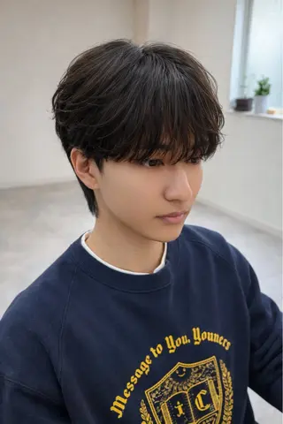 パーマ メンズ 韓国ヘア特化/ メンズパーマ/下田のヘアスタイル