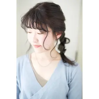 ロング カラー fio マナミのヘアスタイル