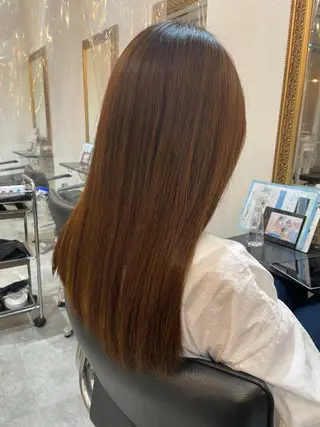 セミロング カラー パーマ ヘアアレンジ newi grande 横浜店のヘアスタイル