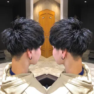 ショート カラー パーマ ヘアアレンジ メンズ キッズ ネイル マツエク・マツパ EnBlesS西宮 マンツーマン神道有基のヘアスタイル