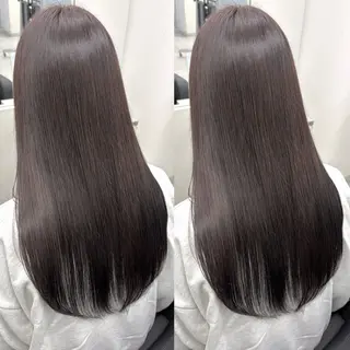 ロング 透明感カラー🪿🤍 顔まわりカットのヘアスタイル