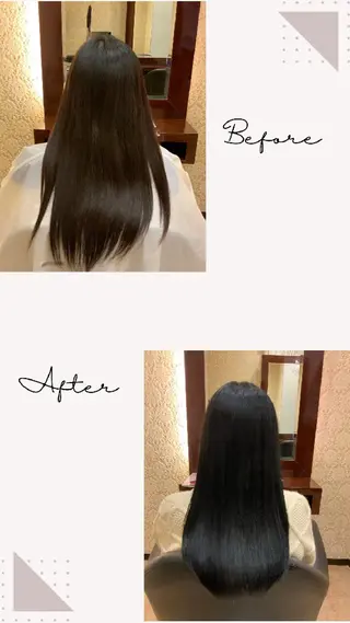 ロング カラー 越川 南美のヘアスタイル