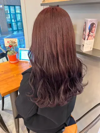 ロング 酸性ストレート/ブリ ーチなし/中村 匠のヘアスタイル