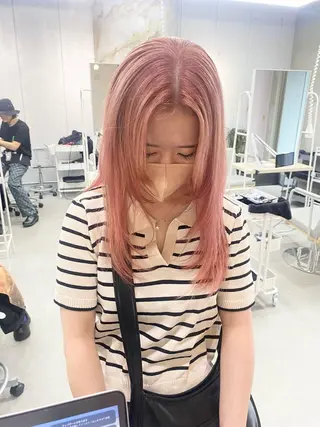 ロング カラー 前橋 姫奈のヘアスタイル