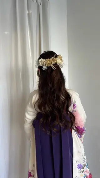 ヘアアレンジ ひいろ パーマ/カットモデルのヘアスタイル