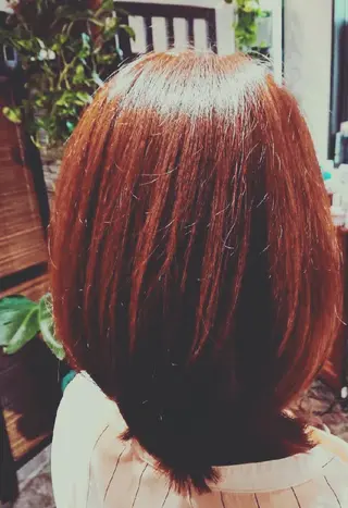 ミディアム 清水 旭美のヘアスタイル