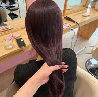 セミロング カラー 柔らかいcolor ￤韓国￤🩰マユ🩰のヘアスタイル