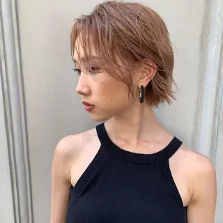 ショート 縮毛/ショート/ ボブ/レイヤー/小原のヘアスタイル