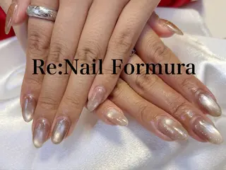 ミディアム Re:Nail Formula所属・kido chieのネイルデザイン