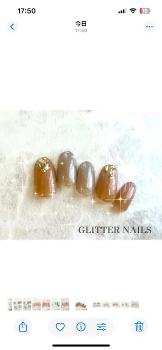 ネイル glitter na ils AYAのネイルデザイン