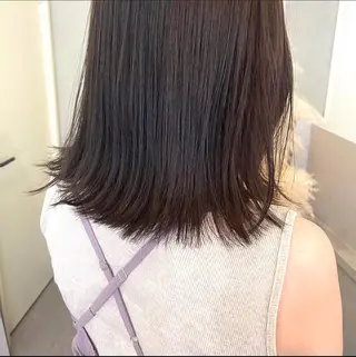ミディアム カラー はるか 💐 お悩み改善美容師のヘアスタイル
