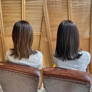 ミディアム 六本木縮毛矯正/髪質 改善/LOANA鈴木のヘアスタイル