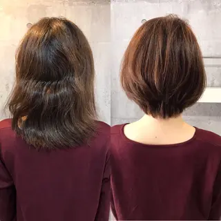 ショート パーマ Mika XELVEのヘアスタイル