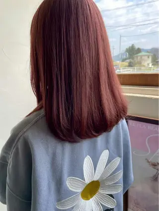 カラー ルプラボウ 石田渚夏のヘアスタイル