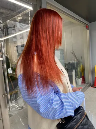 ロング カラー 前橋 姫奈のヘアスタイル