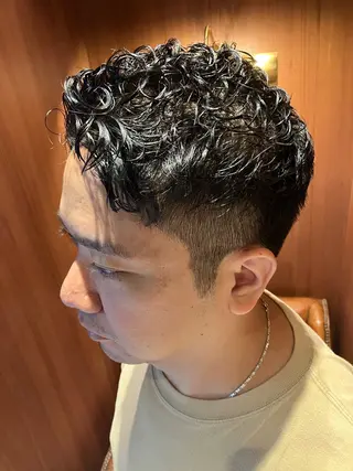 ショート パーマ メンズ SAKI SAKIのヘアスタイル