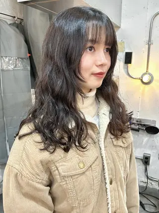 パーマ ロング 🌼U24 ヘアデザインラボのヘアスタイル