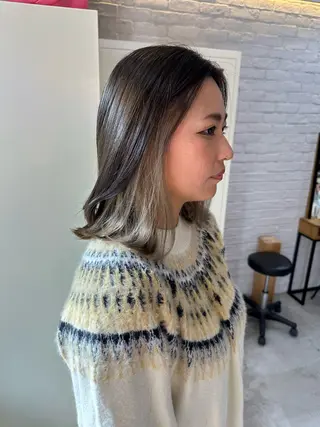 カラー 十倉 朱莉のヘアスタイル