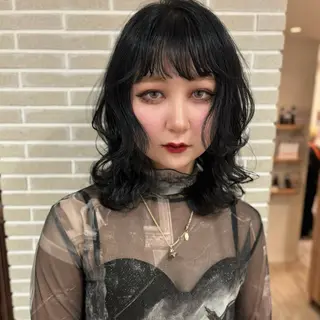 ミディアム カラー レイヤーカット⭐️ インナー桑原 日花理のヘアスタイル