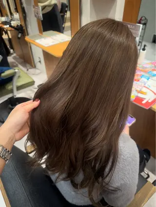 ロング カラー カットモデル𓍲艶髪 🫧秋積日向のヘアスタイル