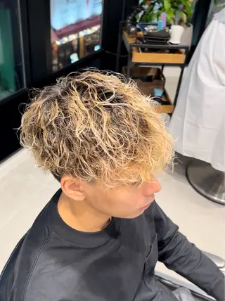 パーマ メンズ 宮城 風冴のヘアスタイル