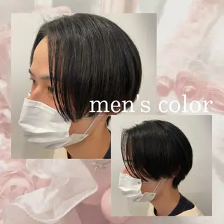 ショート カラー ヘアアレンジ メンズ 🎀トップスタイリ スト湯川響🎀のヘアスタイル
