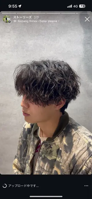 パーマ メンズ イケメン製造機 🔥上原沙羅🔥のヘアスタイル