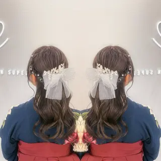 ヘアアレンジ ヘアセット 🤍AIRA🤍のヘアスタイル