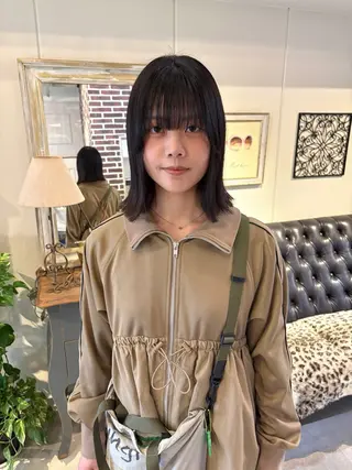 ミディアム カラー ichika/福岡 /透明感カラー🤎のヘアスタイル