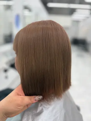 ロング 艶髪ハイトーンカラー 渋谷🎀ririkaのヘアスタイル