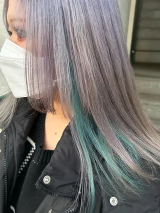 ミディアム インナーカラー🫶 オタク美容師 山本のヘアスタイル