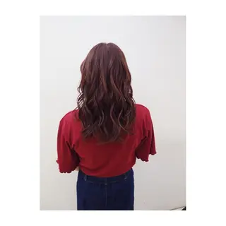 セミロング カラー 永岡 鉄平のヘアスタイル