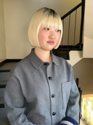 ショート ☕️結【suii.】 ボブ/ヘアセット☕️のヘアスタイル