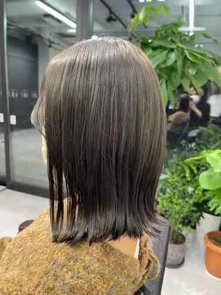 ミディアム カラー ボブ指名No.1 🌼chidaのヘアスタイル