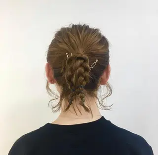 カラー ヘアアレンジ 桃果 momokaのヘアスタイル