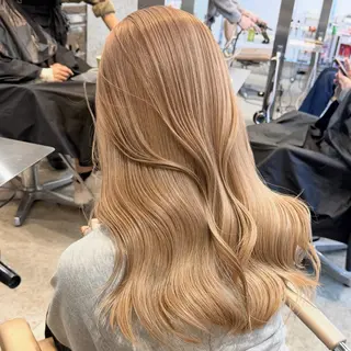 セミロング カラー ヘーゼルベージュ 🩰🤎miharuのヘアスタイル